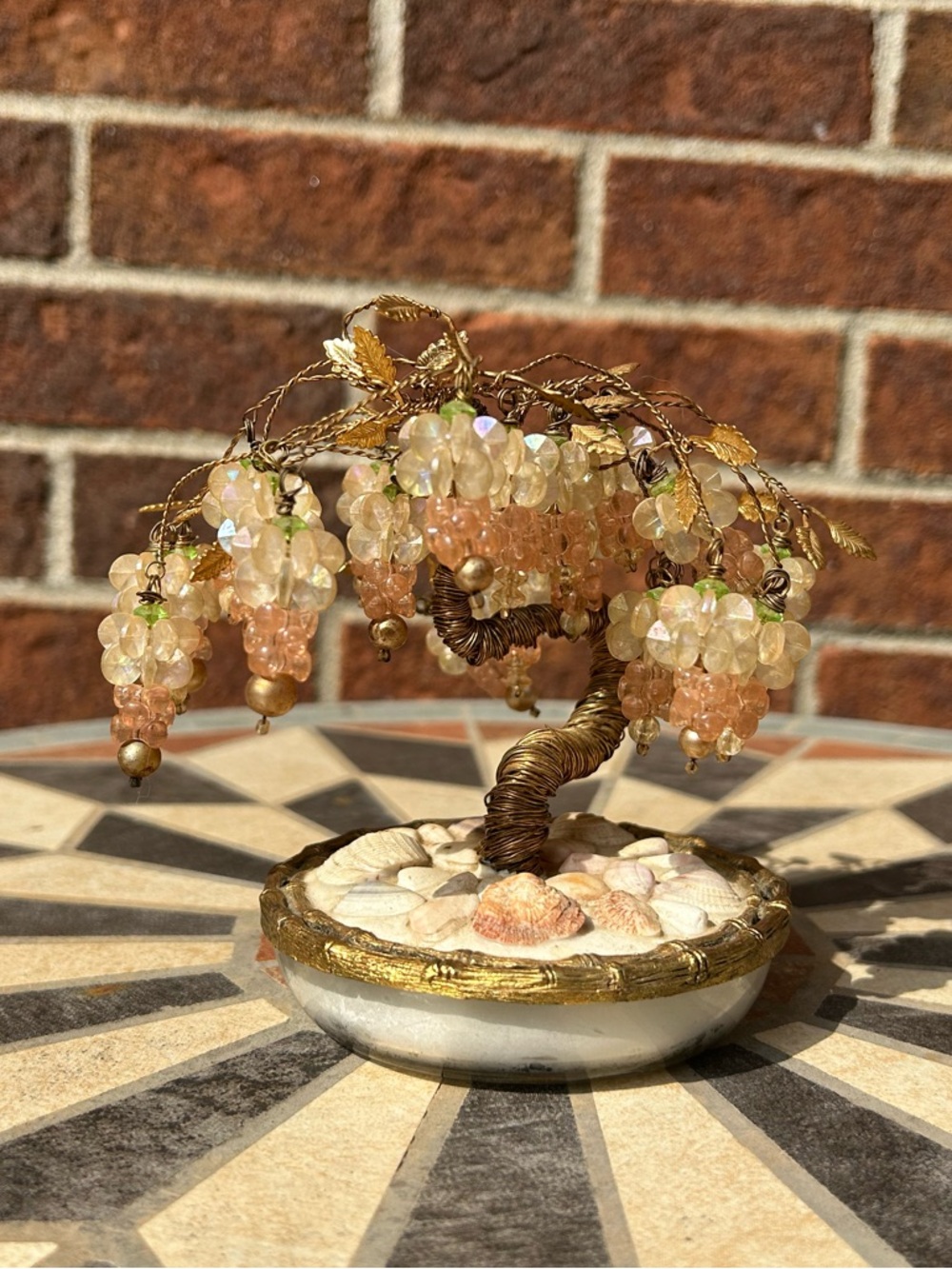 Vintage beaded grape tree - Picture 2 of 12